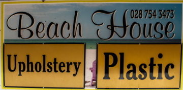 Beach House Upholstery Logo