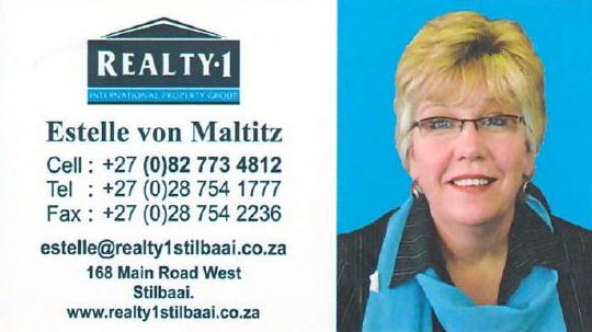 Estelle von Maltitz Realty 1 Stilbaai