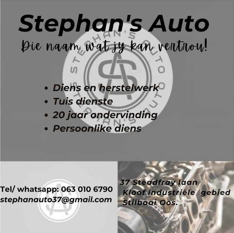 Stephans Auto Stilbaai Vehicle Service and Repairs